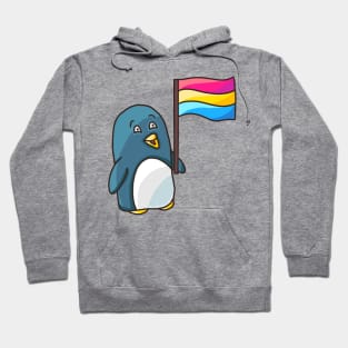 Pan Pride Flag Penguin Hoodie